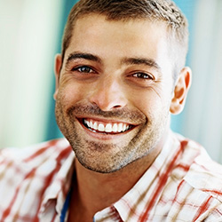 Man with healthy smile